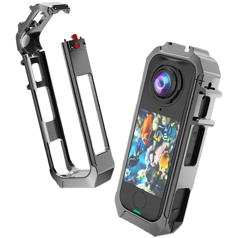 เคสอลูมิเนียมอัลลอยด์ Insta360 X4 พร้อมช่องเสียบ Cold Shoe thumbnail 7