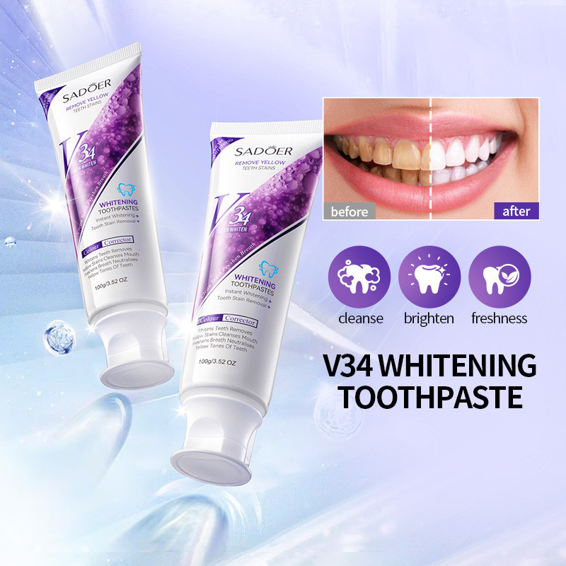 ยาสีฟันไวท์เทนนิ่ง Series V34 Remove Tartar Toothpaste MP6J