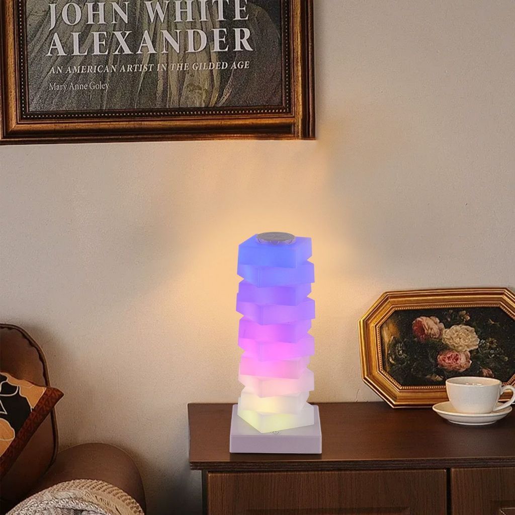 【BSMART】โคมไฟ LED ตั้งโต๊ะ 16 โหมดสี RGB ควบคุมง่าย ใช้ตกแต่งร้านหรือห้องนอน สร้างบรรยากาศสุดคุ้ม