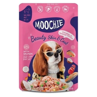 Moochie มูชี่ อาหารเปียกสุนัข ลูกสุนัข สุนัขโต Complete&Balanced ไม่เติมเกลือ เปียกสุนัข 70-85g
