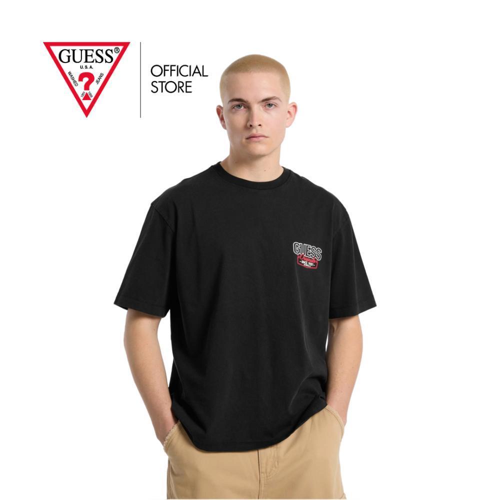 GUESS MEN เสื้อยืด รุ่น M5GI62K8FQ4  สีดำ