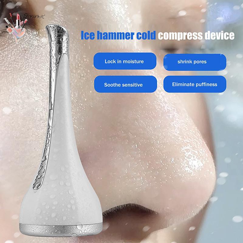 GHGK Freezable Icepress Skin Cooler Skin Calming Massager Face Edema Removal Roller ลด Eye Ne Massag