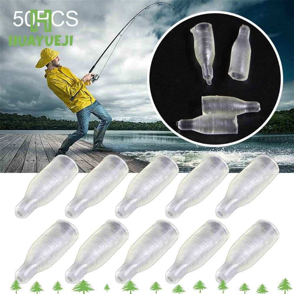 YUEJI 50 PCS คอนัสและไรجزสำหรับตกปลา อุปกรณ์ปลายอดิALES