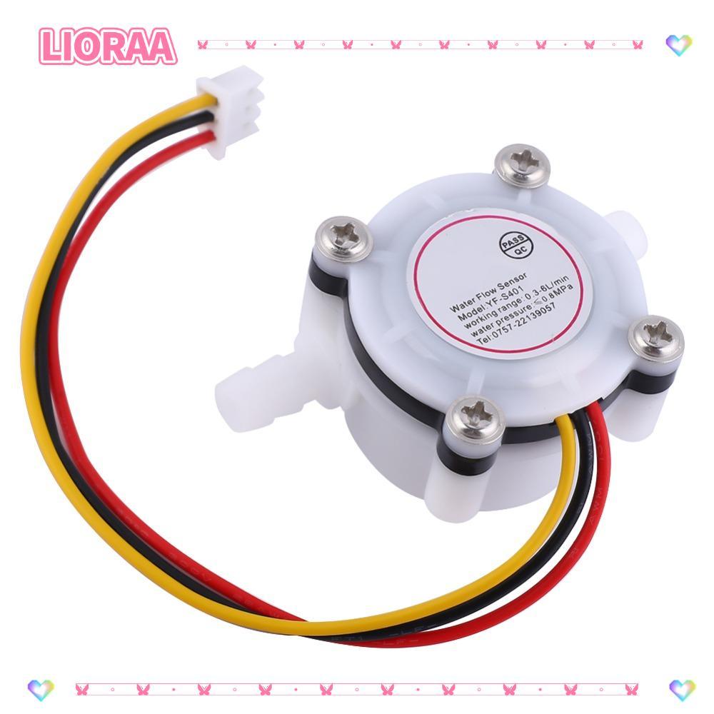 ลิโรร่า‌เซ็นเซอร์การไหลของน้ํา, G1/4" สําหรับเซ็นเซอร์การไหลของน้ําท่อขนาด 6 มม., Hall Effect 0.3-6L