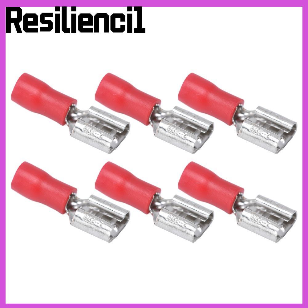 RESILIENCI1 100/200PCS ฉนวน Crimp Connectors, 1.5-2.5 มม.(16-14 AWG) ฉนวนเปลือกหญิง Quick Disconnect