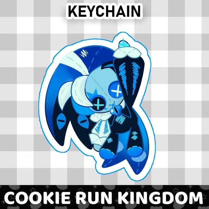 Ganci / Gantungan Kunci Akrilk COOKIE RUN KINGDOM - SHADOW MILK COOKIE & PURE VANILLA COOKIE - SHADO