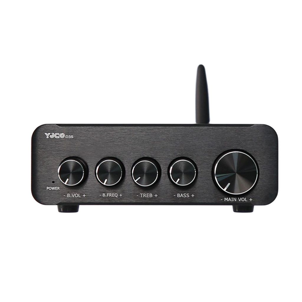 D3S Dual Core TPA3255 พลังงานสูง 2.1 เครื่องขยายเสียงไฮไฟดิจิตอล QCC3084 บลูทูธ 5.4 ถอดรหัส LDAC