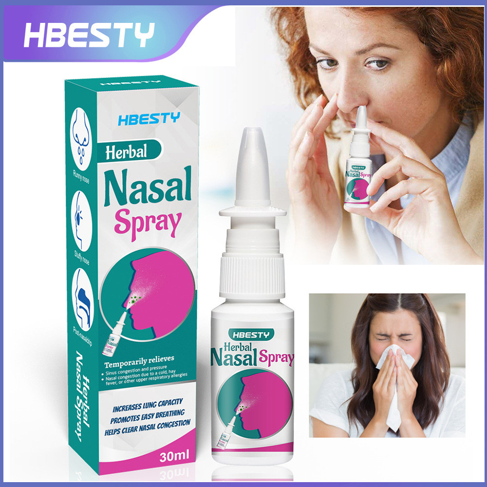 HBESTY Nasal Instant Spray สมุนไพรฆ่าเชื้อโรคคัดจมูก Sneezing Nasal Care Solution
