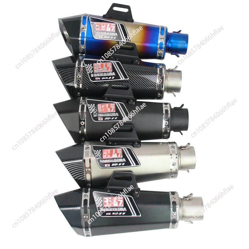 รถจักรยานยนต์รถสปอร์ตสำหรับ Kawasaki ZX6R10RZ900Z800 Yamaha R3R25R6 ดัดแปลงท่อไอเสียราศีพิจิก