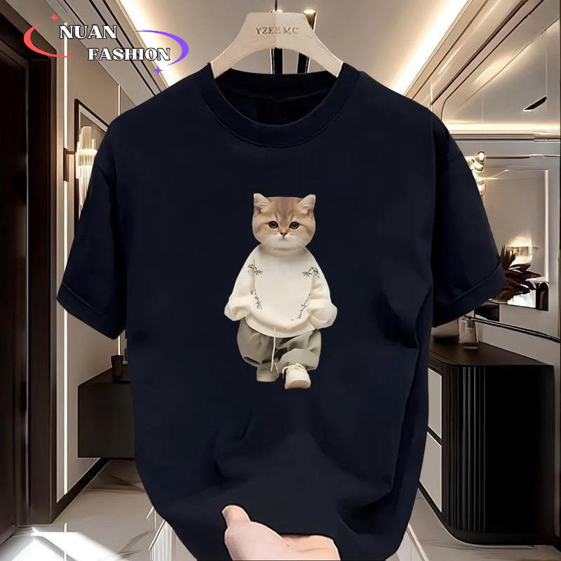 แฟชั่น"High Quality Short Sleeve T-Shirt For Men, Loose and Versatile, short-sleeved,  Men's Clothin