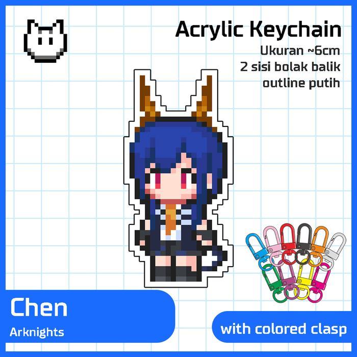 พวงกุญแจ Gantungan Kunci Arknights - Chen