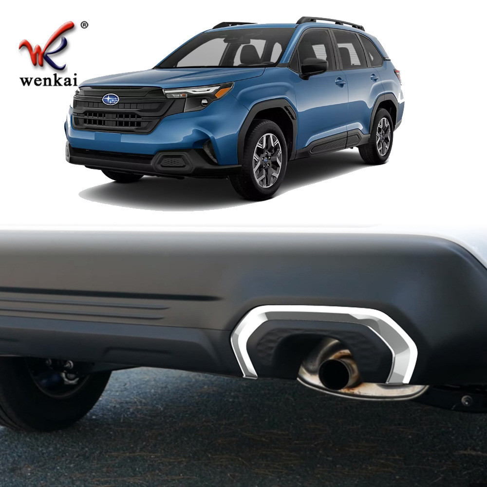 เหมาะสำหรับ Subaru Forester รุ่นปี 25, ชุดแต่งขอบไฟตัดหมอกกันชนหลังแบบตกแต่งภายนอก