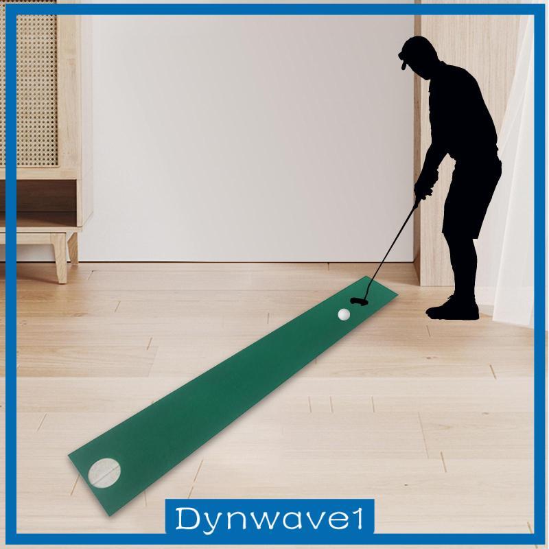 [Dynwave1] Golf Putting Mat Golf Putter Golf Putting Practice Mat สําหรับ Backyard Indoor