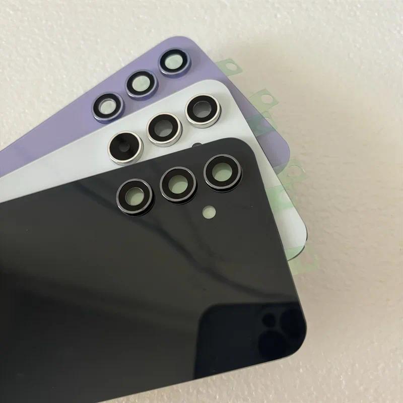 SAMSUNG สําหรับSamsung Galaxy A54 ฝาครอบแบตเตอรี่ด้านหลังกระจกสําหรับSM-A546V SM-A546U SM-A546U1 A54