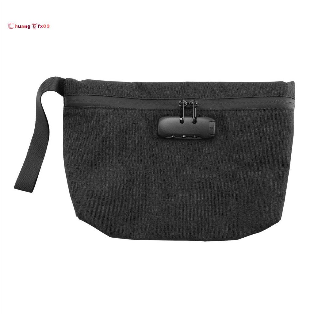 Chuangtfx03Money Bag with Lock,11X7.5in Money Pouch for Travel Storage, Smell Proof Bag with Zipper 