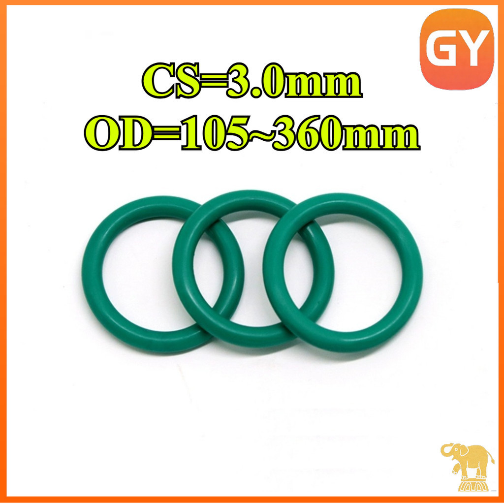 โอริง ORing ยางโอริง FKM เลือกขนาดได้ Cs3.0mm * OD105-360mm [GYYY-TG]