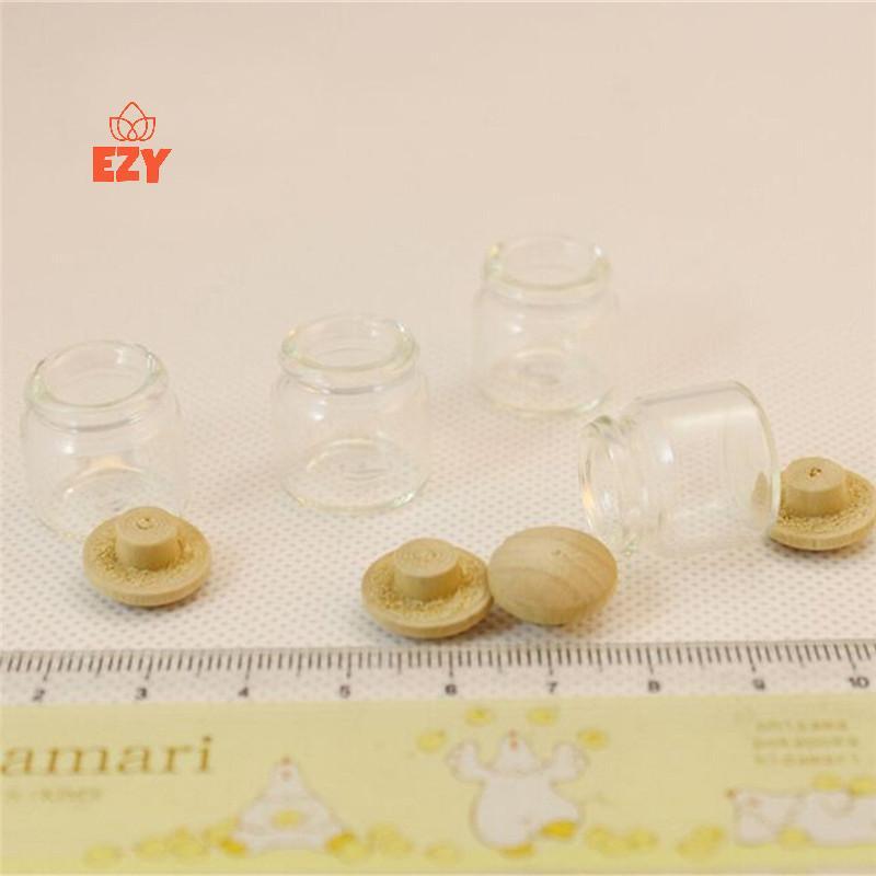 EZY 1:12 Scale Dollhouse 4 ชิ้น Miniature Candy Bar ขวดอาหารตกแต่งห้องครัวใหม่