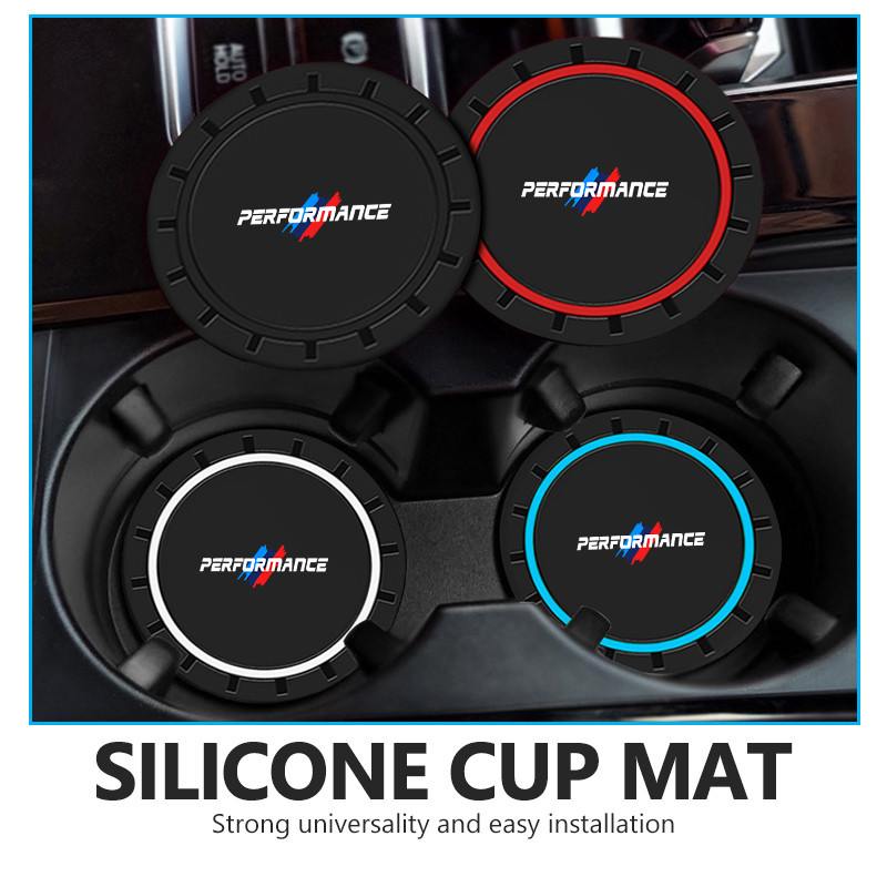 รถ Coaster ถ้วยน้ําสล็อตลื่นสําหรับ BMW E46 E90 F30 F10 F20 G20 E87 E60 F01 F02 G14 E83