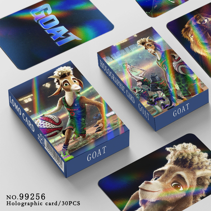 28-30pcs Manhwa GOAT ภาพยนตร์ NANA เลเซอร์ Lomo การ์ดมังงะ Doraemon Hatsune Miku นักสืบ Conan ตัวการ