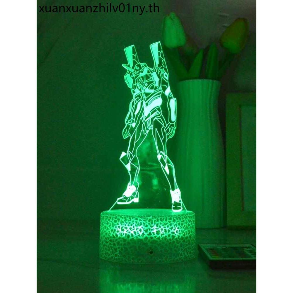 Neon Genesis สินค้า 3D Night Light Evangelion No. 2 Machine Limboli รูปอะนิเมะตกแต่งห้องนอน Night Li