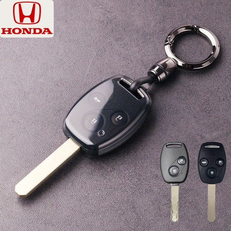 HONDA HONDA เคสกุญแจรถ HONDA CRV เคสกุญแจเหมาะสําหรับ HONDA Jazz/City/Brio/Civic/CRV/Accord