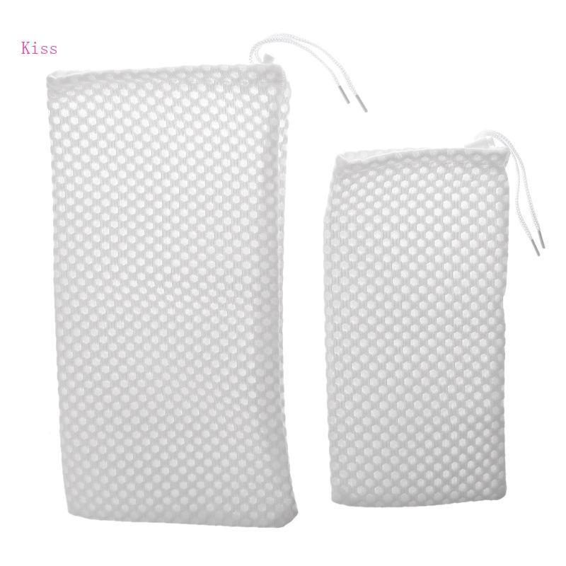 Kiss Aquarium Filter Bag Drawstring กระเป๋ารังผึ้งสําหรับ Bio Balls Active Carbon