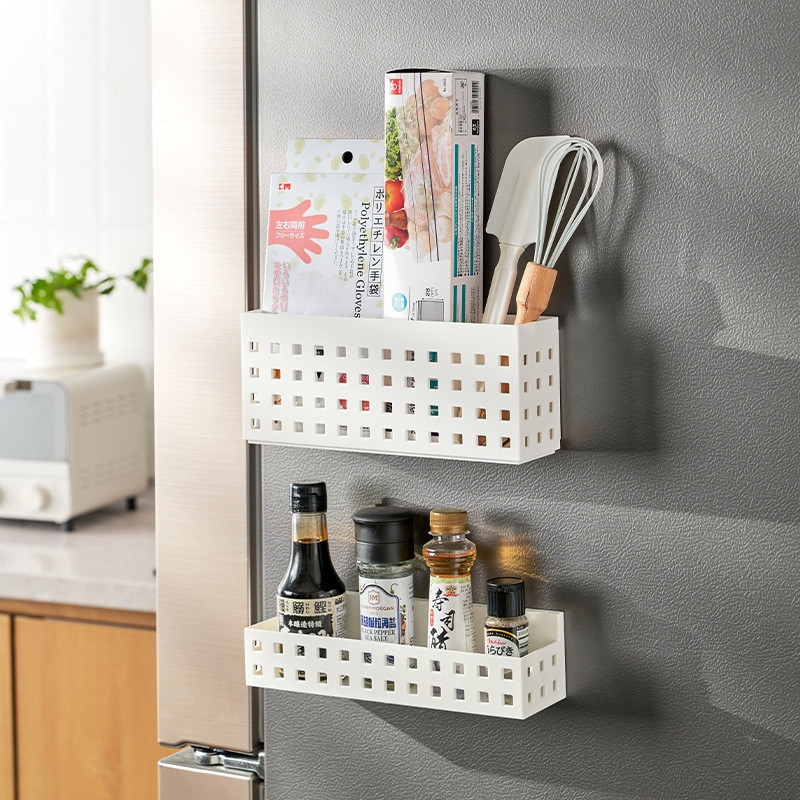 KM แม่เหล็กชั้นเก็บตู้เย็นด้านข้างเก็บ KMguide tancket market store store house Home Home Home Home 