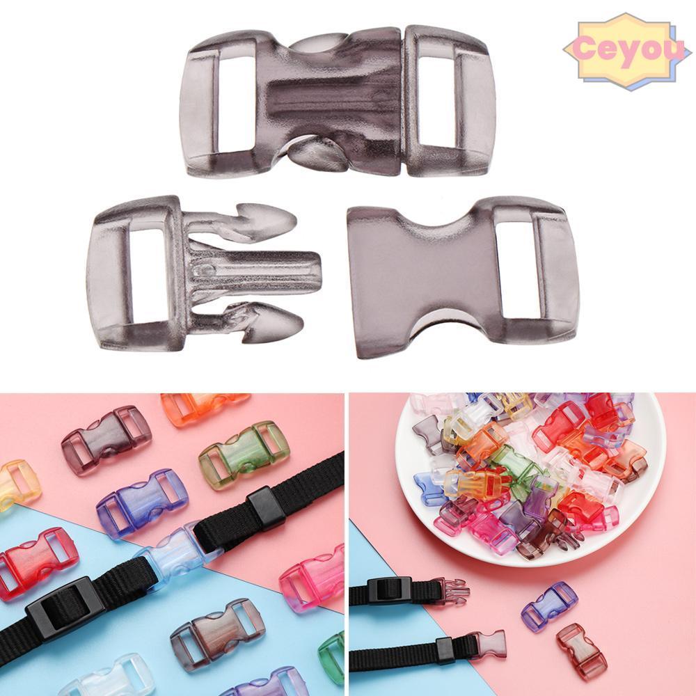 CEU 4/8/12/20 ชิ้นสายคล้องคอสุนัขโปร่งใส Paracord สร้อยข้อมืออุปกรณ์เสริม Curved Camp กระเป๋าอะไหล่