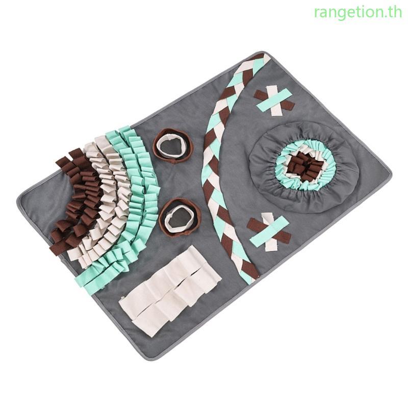 RAN Dog Snuffle Mat Interactive Puppy Sniffing Pad สําหรับสุนัขกลิ่นการฝึกอบรมล้างทําความสะอาดได้