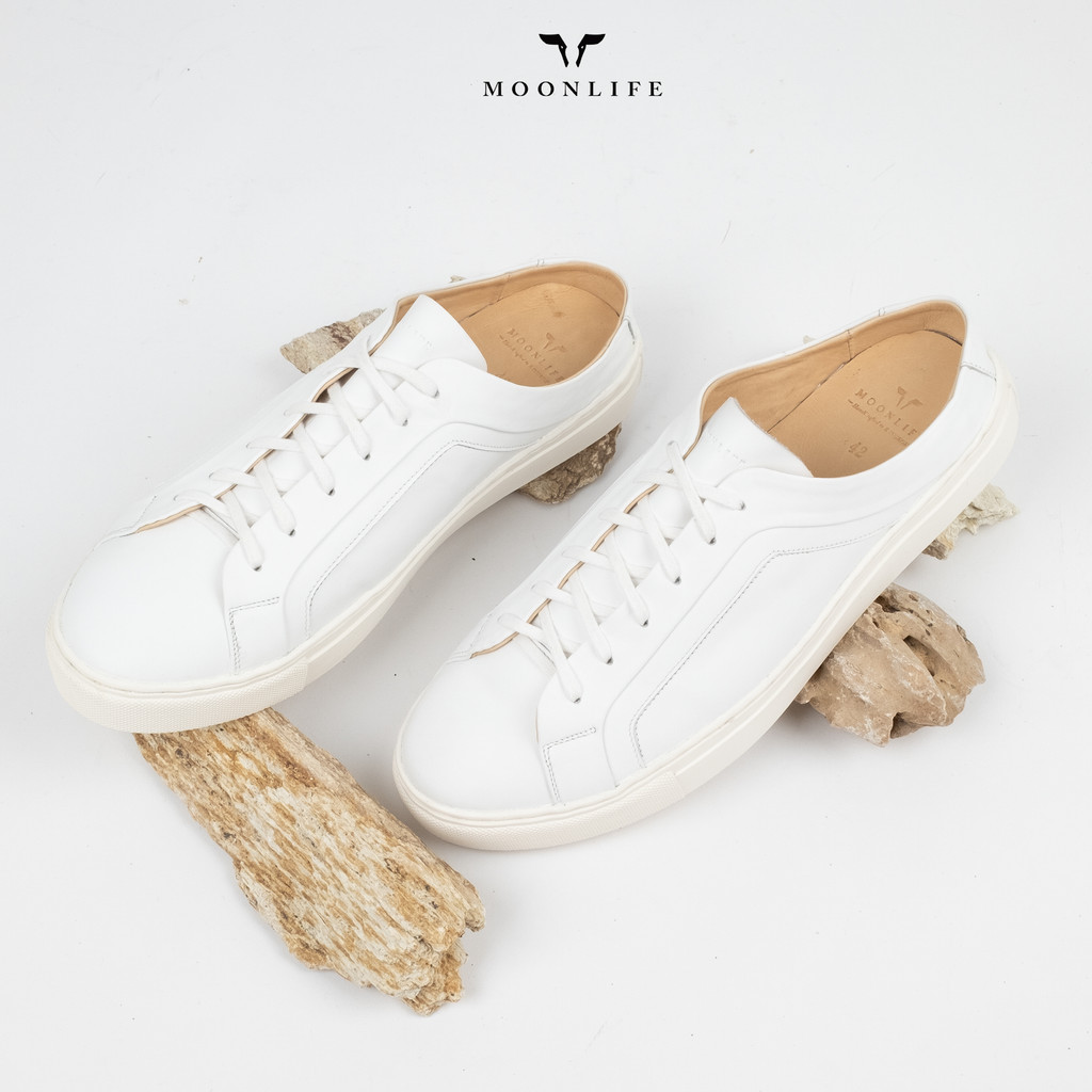 Moonlife Everyday Slipper รองเท้าเปิดส้น รองเท้าหนังวัวแท้