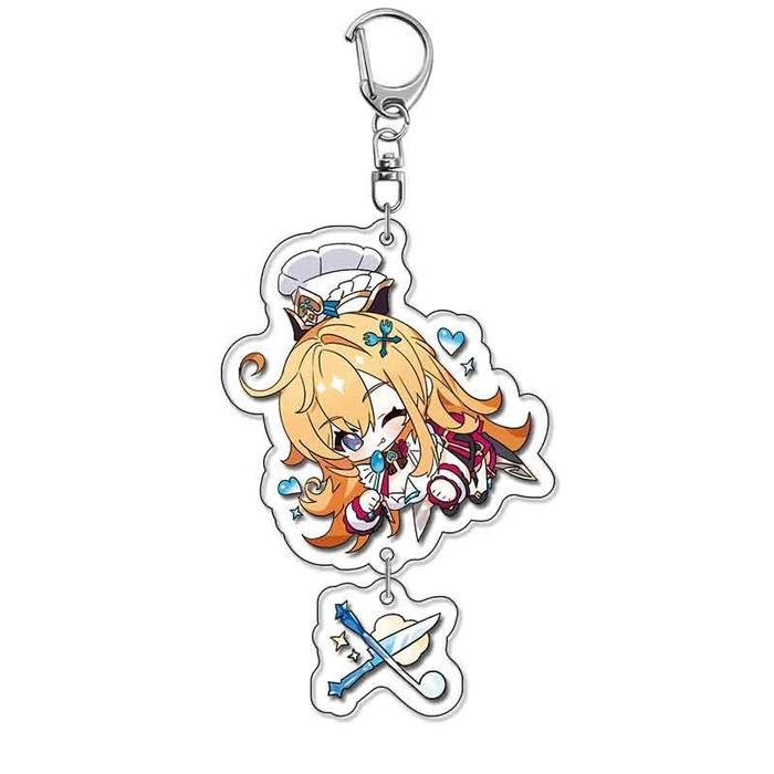 Gantungan Kunci Genshin Impact Akrillik Transparan พวงกุญแจ Essorffier ของที่ระลึก Ifa Hadiah Kado ว