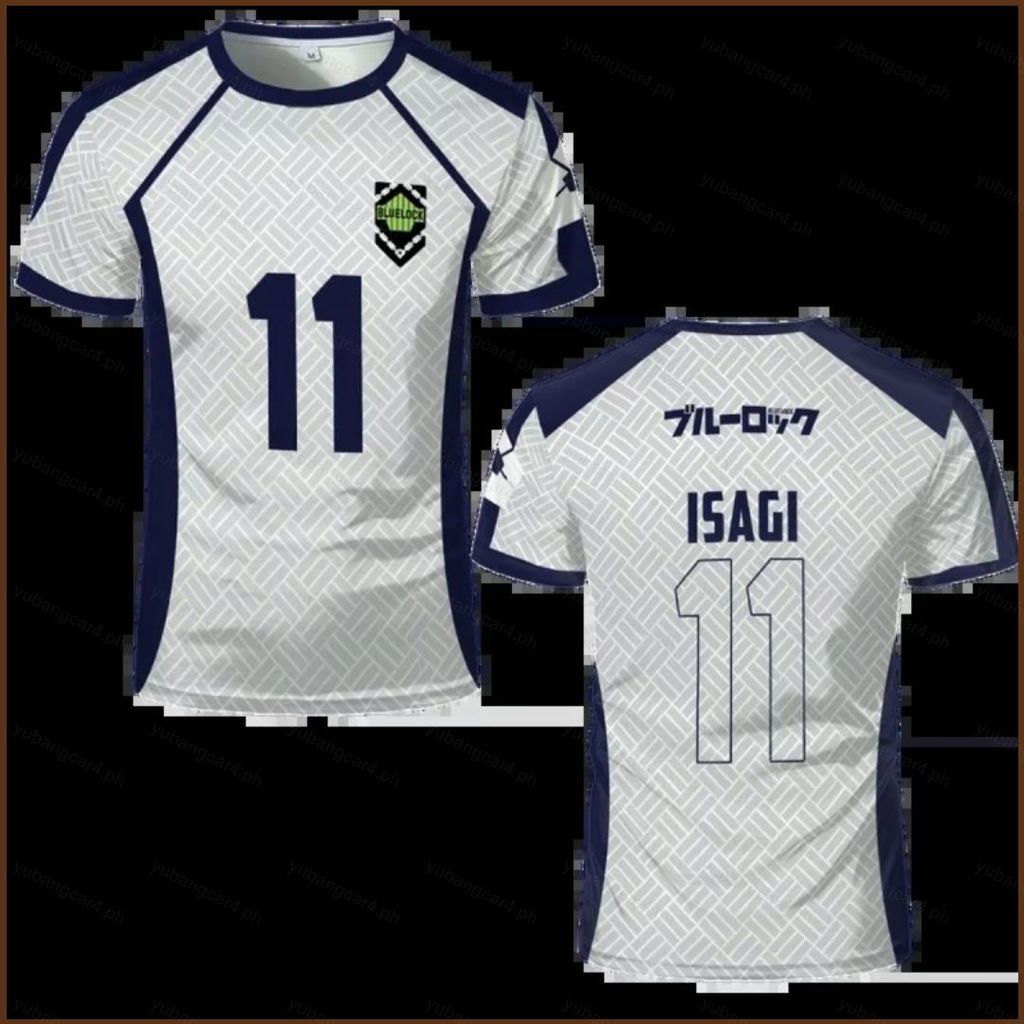 Jersey anime ฤดูร้อนเสื้อยืดแขนสั้น ISAGI NAGI BY3