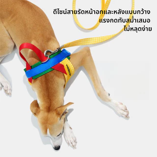 VETRESKA สุนัขสัตว์เลี้ยงสุนัขหลังลากเชือกชุดสูทชุดอย่างรวดเร็วสุนัขขนาดใหญ่และขนาดกลางฟางห่วงโซ่ [QINGXI _ PET]
