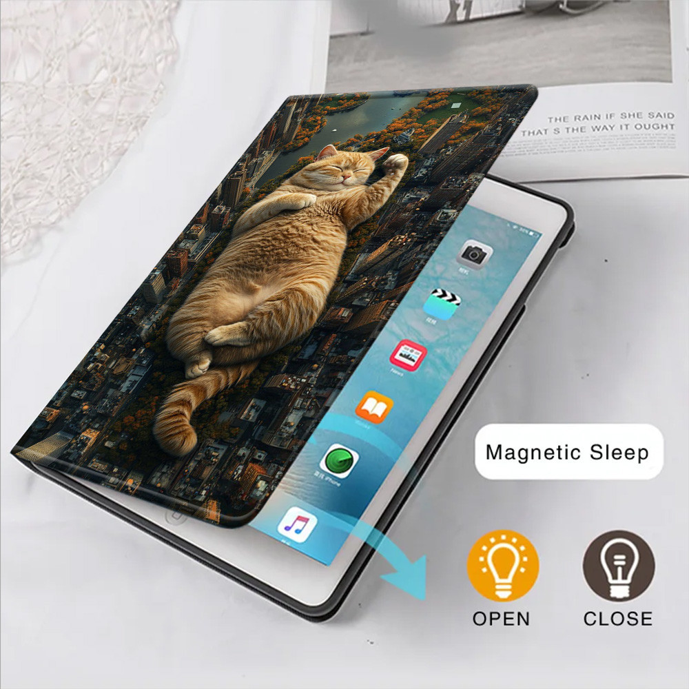 สําหรับกรณี iPad iPad 2017/2018 ป้องกันการล่มสลาย 2024Pro Air7(M3)2025 air4/5/6 iPad 2019/2020/2021 