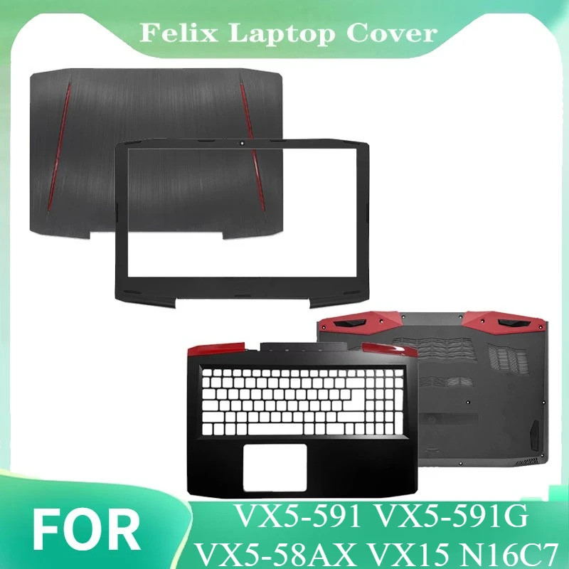 ใหม่สําหรับ VX5-591 VX5-591G-58AX VX15 N16C7 แล็ปท็อปปกหลัง LCD/กรอบด้านหน้า/Palm Pad/ด้านล่างฝาครอบ