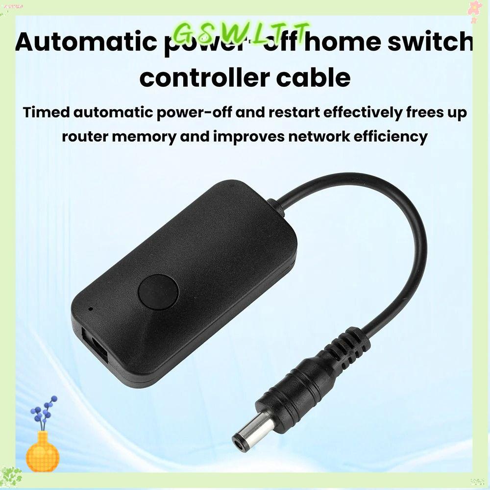 GSWLTT WiFi Timer, Automatic Restart 24/48//72 ชั่วโมง Router Rebooter, Plug and Play Adjustable Uni