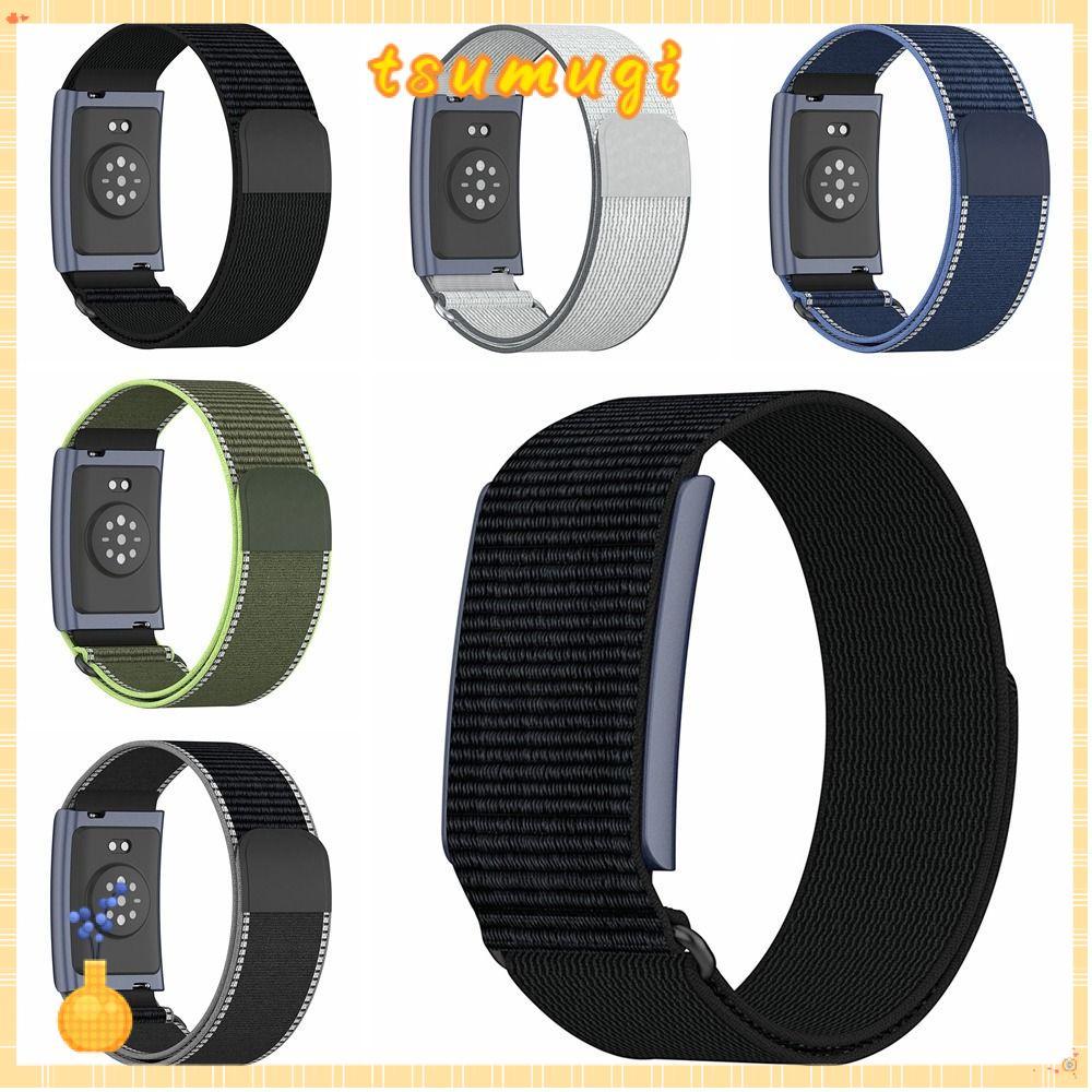 TSUMUGI Fitness Tracker Strap,ปรับBreathable Sport Band Bicep Band,ไนลอนออกแบบสายรัดข้อมือสําหรับAma