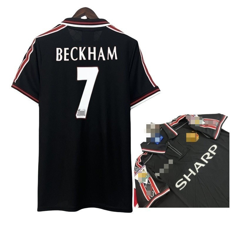 98-99 Away Retro Soccer Jersey Football