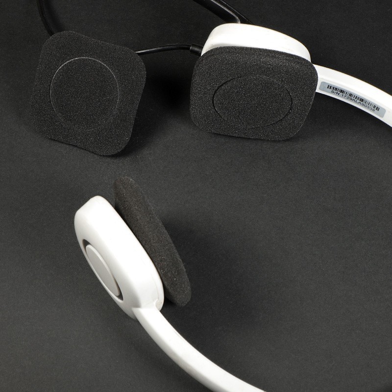 เหมาะสําหรับ Logitech Logitech H150 หูผ้าฝ้าย H151H130H250 ฟองน้ําฝาครอบหูฟัง 3.18