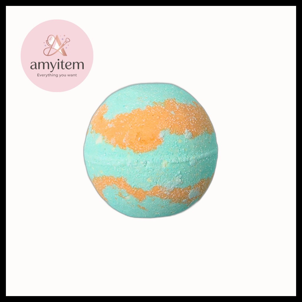 [daiso] Bubble Bath Bomb (White Jasmine Mint), 150g, 1pc / Korean Bubble Bath Bomb / Fizzy Aromatic 