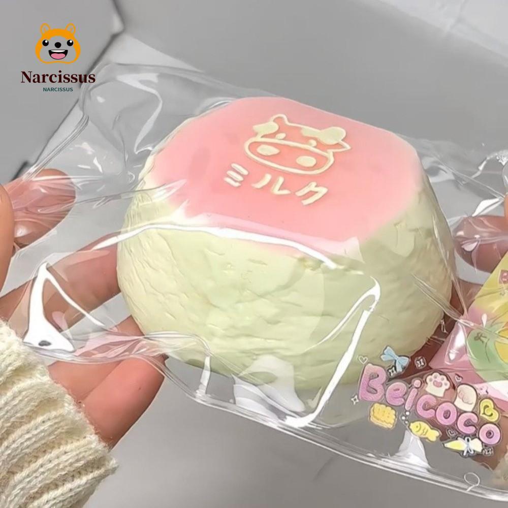 NARCISSUS Slow Rising Squishy, Soft Stress Relief Squishy เค้ก Doughnut, Squishy Calming Squishy ของ