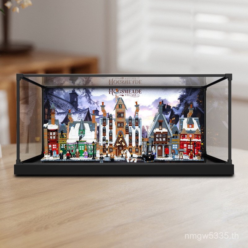 Le Alloy Hoharry Potter กล่องเก็บอะคริลิคสูง Mogo โปร่งใสป้องกันฝุ่น Village เหมาะสําหรับเยอรมนี 764