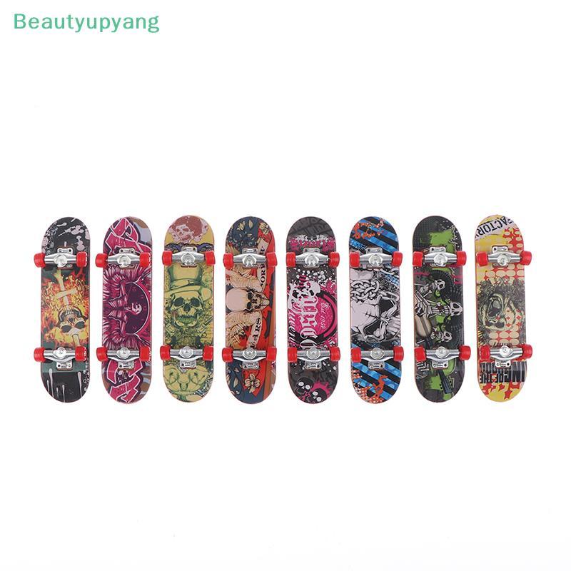 [Beautyupyang] Fingerboard Mini Finger Skateboard Plastic Finger Skate Scooter Skateboard Toy