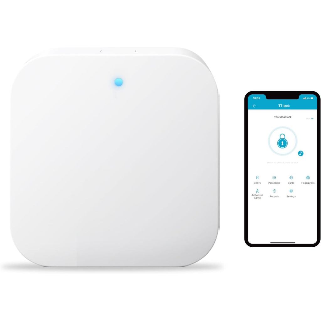 DESLOC G2 Smart Lock เกตเวย์ WiFi, Gateway สําหรับล็อคประตูอัจฉริยะ, สะพาน Wi-Fi, ล็อคอัจฉริยะรีโมทค