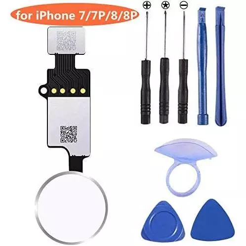 ปุ่ม Home Flex สำหรับ iPhone 7 7Plus 8 8Plus สีเงิน thumbnail 5