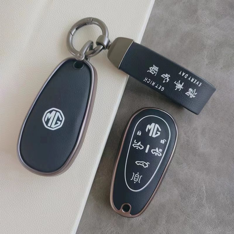 เคสกุญแจรีโมทรถยนต์ Key cover MG S5 ปลอกกุญแจรถ mg5 เคสกุญแจ Cyberster 2023 MG GT GS เคสกุญแจรถยนต์