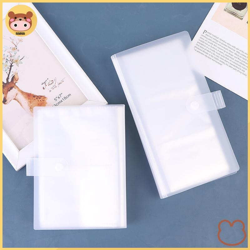 Aosun 80/168 Slots Nail Stier Empty Storage Book Holder Case Photo Album With Button VN
