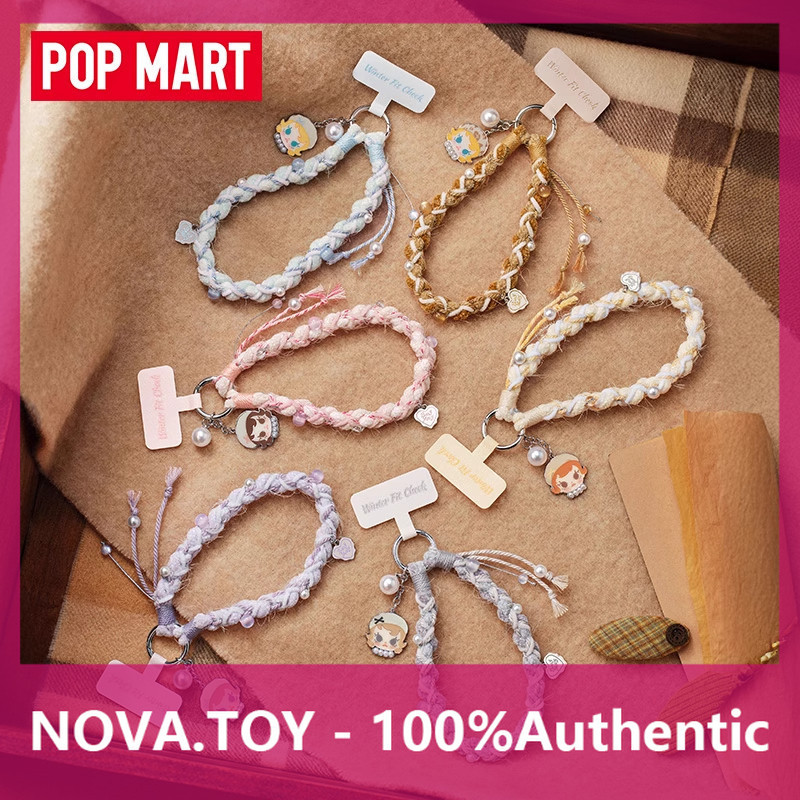 POPMART Baby Molly Positive Winter Guide Series โทรศัพท์มือถือ Lanyard Mystery Box
