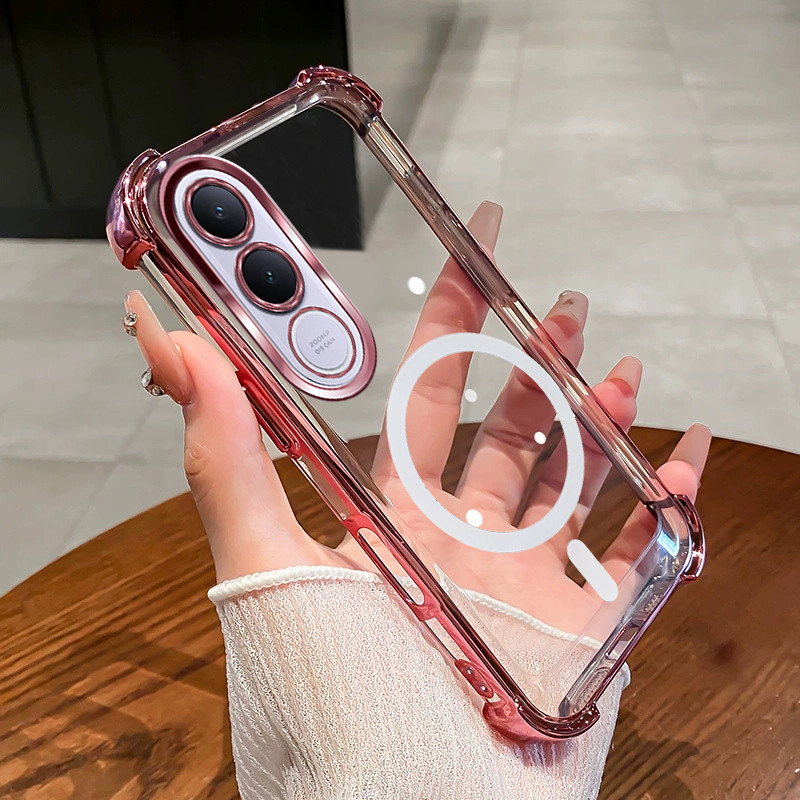เหมาะสําหรับ Vivo V70 FE 5G เคสโทรศัพท์ 2025 กันกระแทกใหม่การออกแบบแม่เหล็กความงามกรณี SZ15
