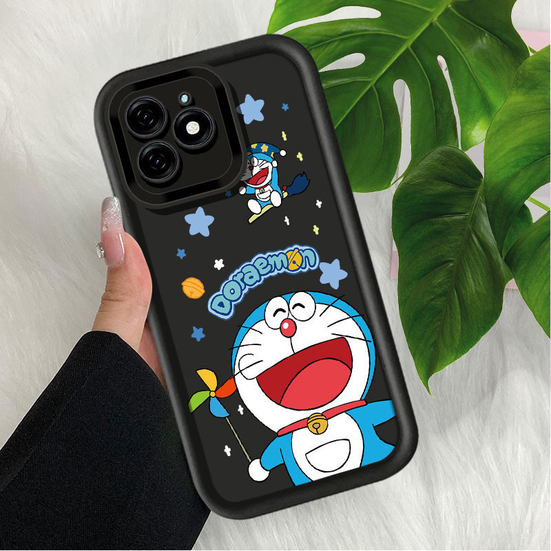 การ์ตูนน่ารักโดราเอมอนเคสโทรศัพท์สําหรับ Infinix Smart 9 HD Tecno POP 9 Spark Go 1 Spark Go 2025 Pro